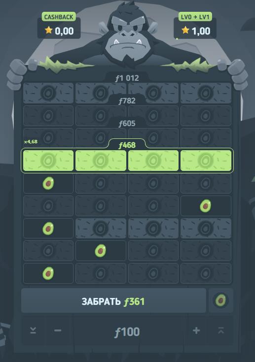Bitkong выигрыш