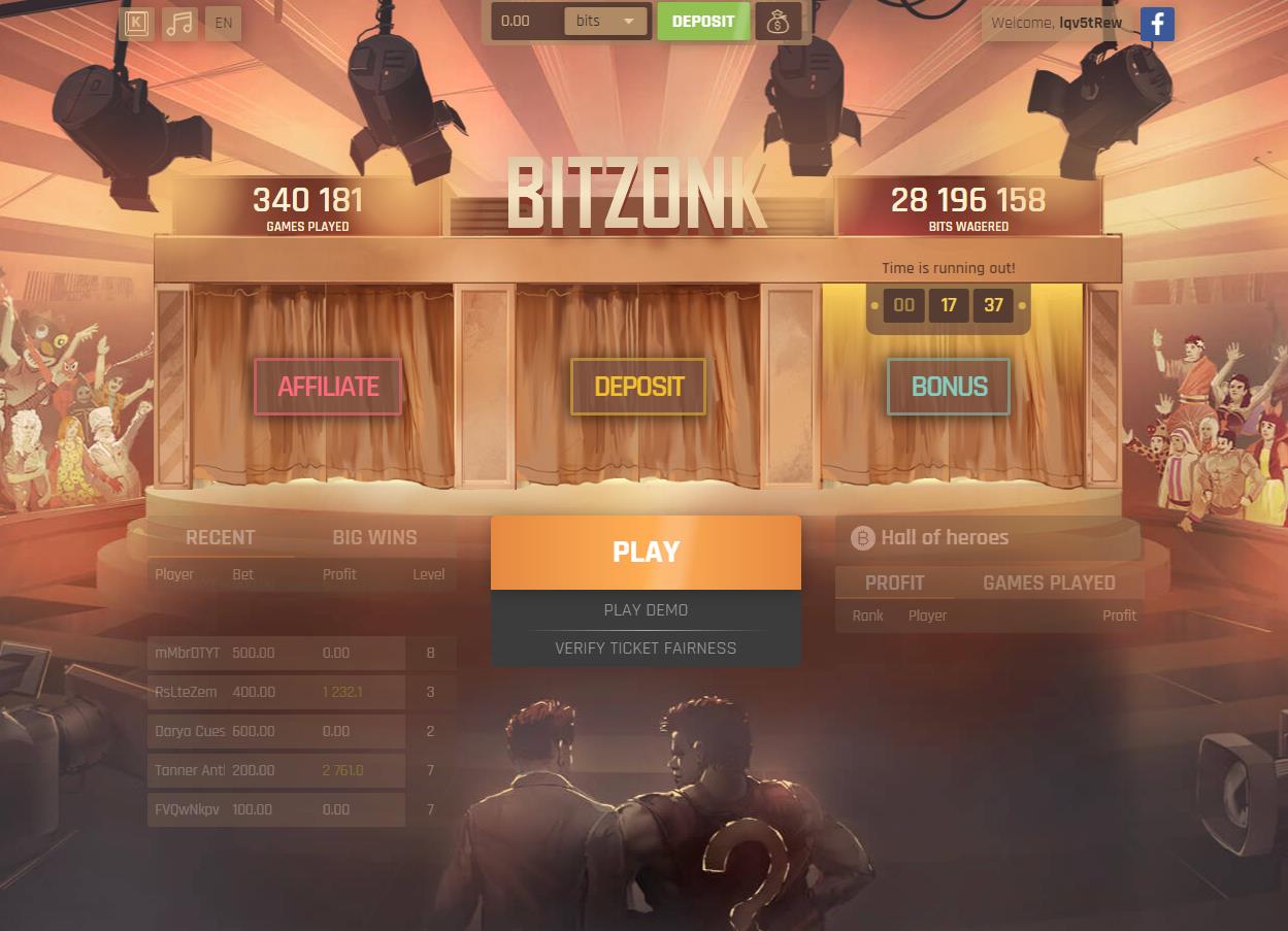 bitzonk игра