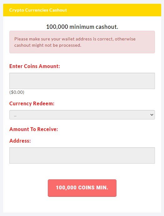 вывод денег с BitGames