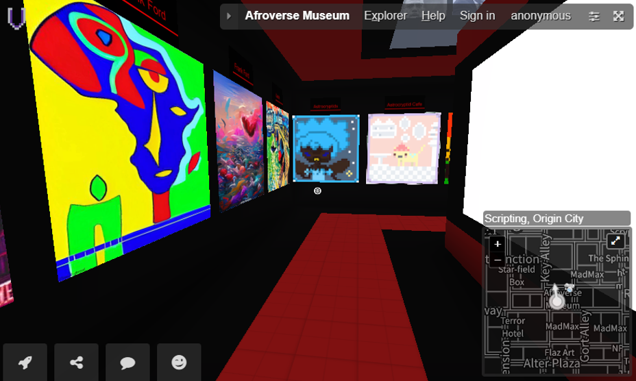 игра Cryptovoxels